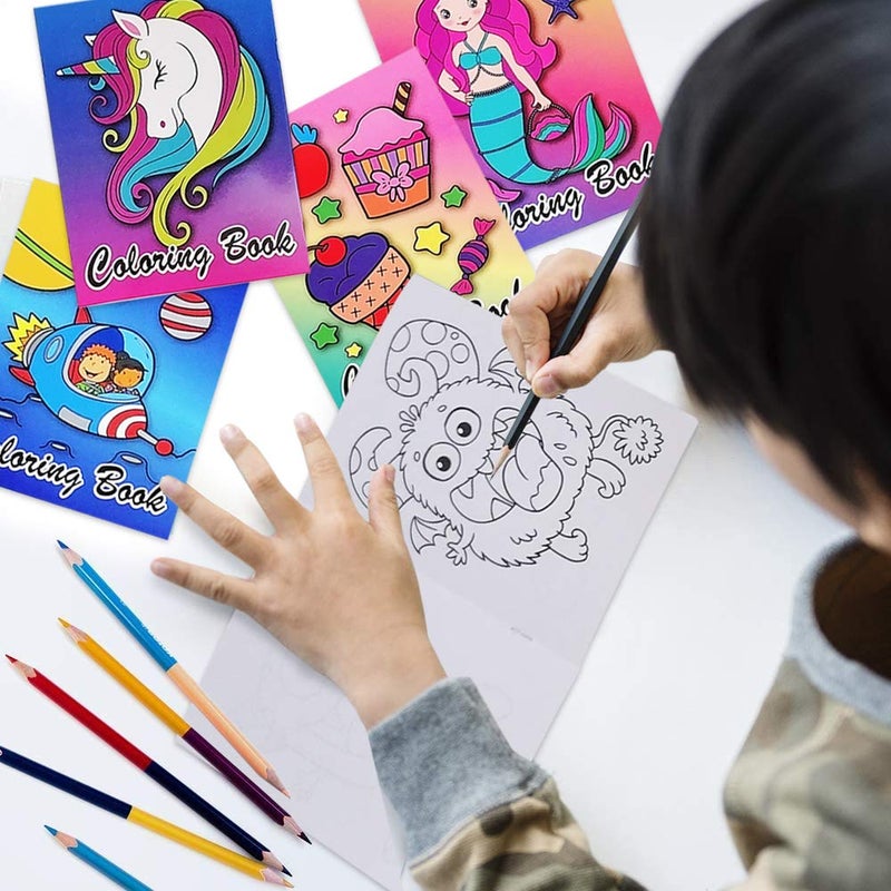 ArtCreativity Assorted Mini Coloring Books Bulk -Pack of 20 Small Color Booklets in 5 Designs - Perfect Kids Party Favors - Educational Art Gifts for Toddlers, Boys and Girls Ages 3-5, 6-8 - Image 5