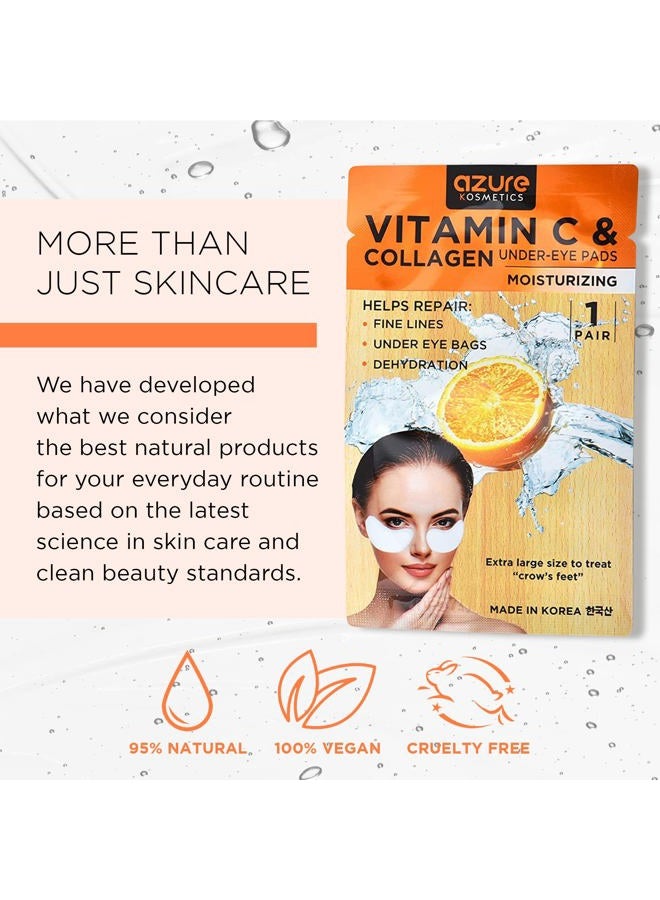 Azure Cosmetics Anti-Aging Under Eye Mask - 5 Pairs, Reduces Fine Lines, Wrinkles, Dark Circles & Puffiness, Skin Care Made in Korea, 100% Vegan, Cruelty-Free - Image 5