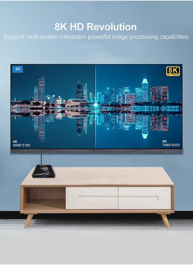 Generic - Intelligent 8K Ultra HD TV Box Android 13.0 work with Projector TVs & Mobile Phones - Image 1