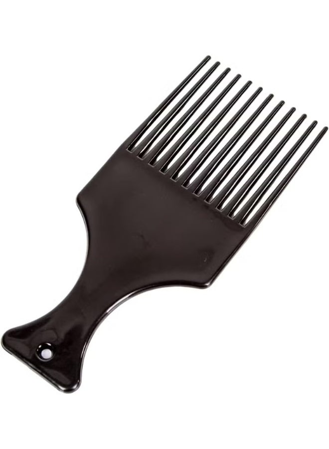 مشط أفرو بلاستيكي ناعم ذو أسنان واسعة لفك تشابك الشعر الطبيعي ... - Image 1