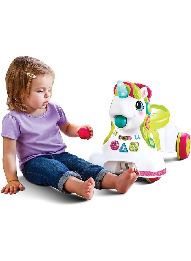 infantino - 3-In-1 Sit Walk & Ride Unicorn Activity Toy - Image 1