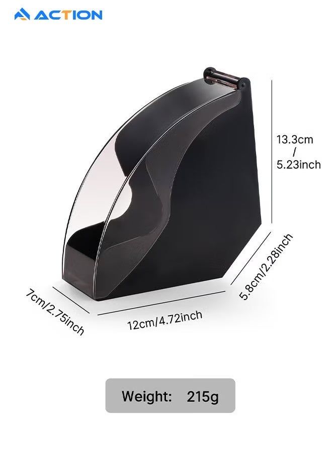 ACTION Coffee Filter Holder Storage Coffee Filter Paper Dispenser Rack With Dustproof Cover For V60 And Cone Coffee Filters - Image 2
