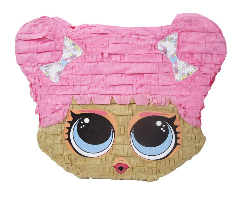 Pinata Cute Doll Pinatas Birthday Party Game Handcrafted Decoration Room Decor and Girls Collectible - Image 3