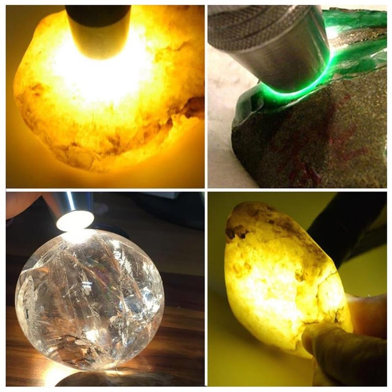 ALONEFIRE SV123 EDC Multi-Light Flashlight 365nm UV White Yellow USB-C Rechargeable with Focusing Tip - Image 4