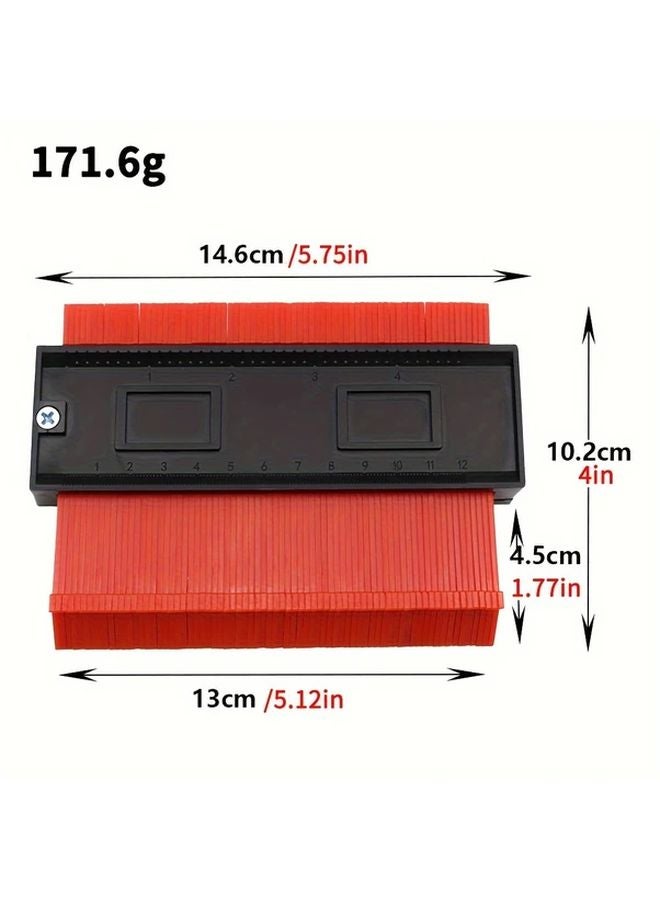 1pc Adjustable Profilometer Contour Tool Retractable Plastic Scriber for Woodworking Carpets Tiles DIY - Image 4