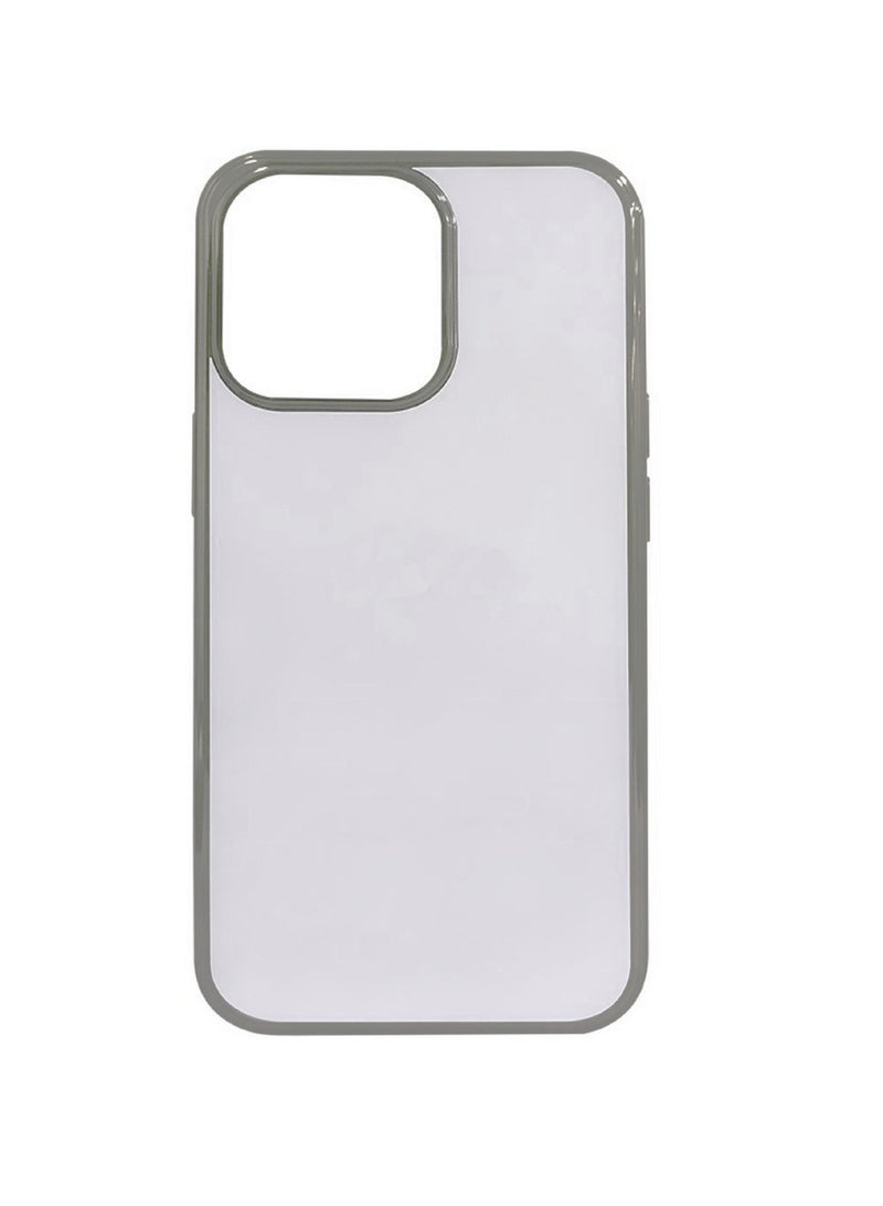 DIGI CORE iPhone 15 Plus Case Crystal Clear iPhone 15 Plus Case With Silver Edge 6.7 inch Anti-Yellowing Military Drop Protection Shockproof Protective Phone Case 6.7 inch For iPhone 15 Plus