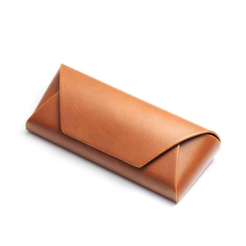 Everhype Eyeglass Case Hard Shell, Portable Sunglass Case, fashionable PU Leather Eyeglass Case, Lightweight - Image 1