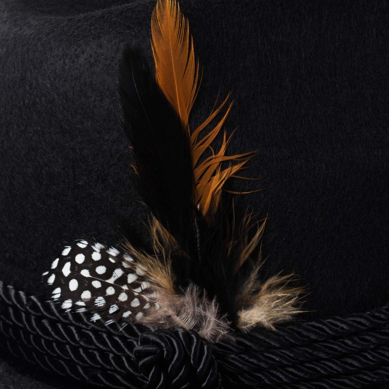 Tigerdoe Oktoberfest Hats - German Alpine Hat - Bavarian Hat with Feather (2 Pack) - Image 3