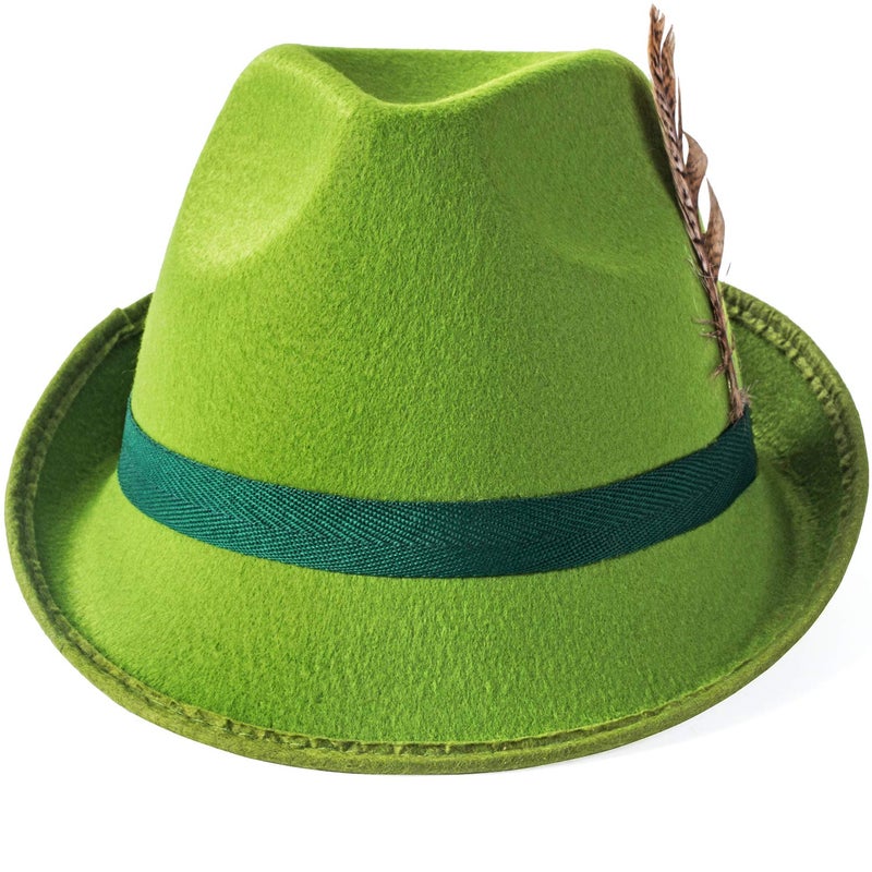 Tigerdoe Oktoberfest Hats - German Alpine Hat - Bavarian Hat with Feather (2 Pack) - Image 4