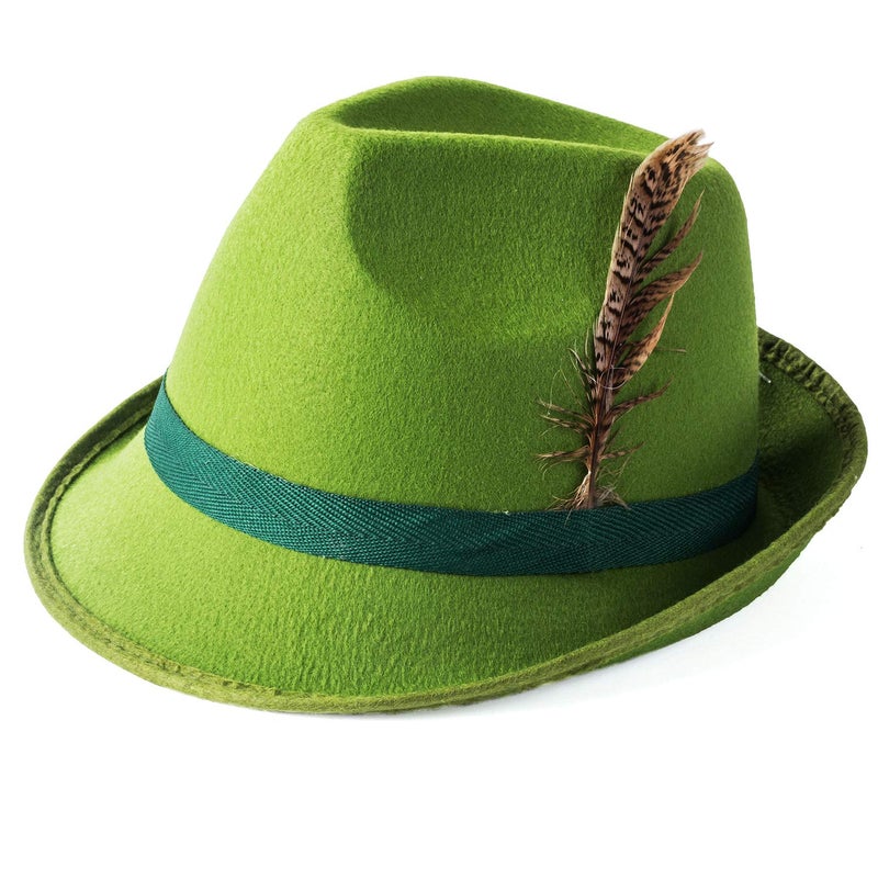 Tigerdoe Oktoberfest Hats - German Alpine Hat - Bavarian Hat with Feather (2 Pack) - Image 5