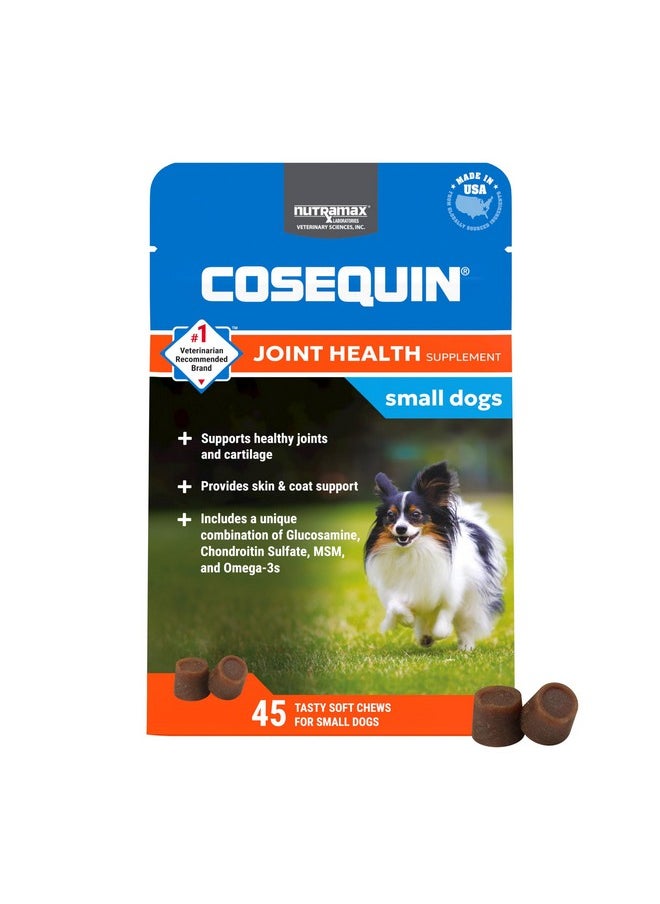 Nutramax Laboratories Nutramax Cosequin Minis Maximum Strength Joint Health Supplement - With Glucosamine, Chondroitin, MSM, and Omega-3's, 45 Soft Chews  - Image 1