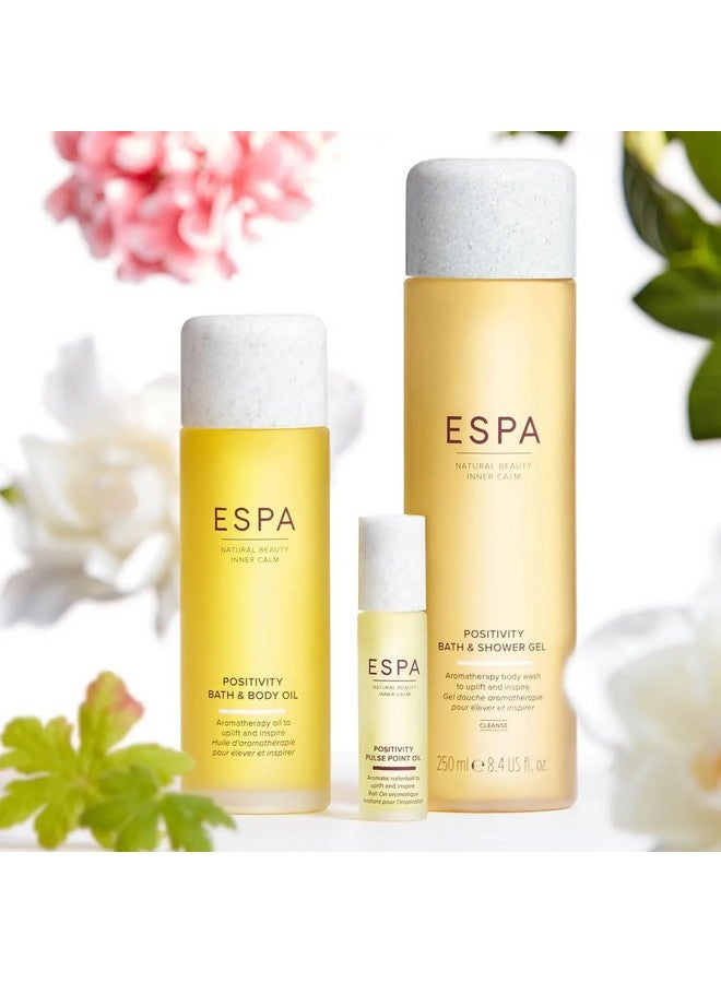 ESPA | Positivity Bath & Shower Gel | 250Ml | Jasmine Gardenia & Rose Geranium | Vegan - Image 3