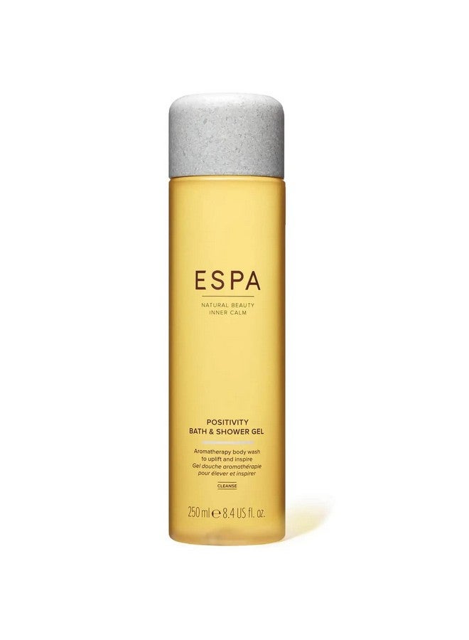 ESPA | Positivity Bath & Shower Gel | 250Ml | Jasmine Gardenia & Rose Geranium | Vegan - Image 1