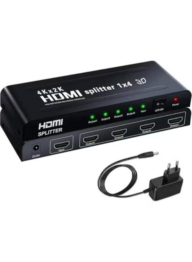 Avva HDMI Splitter 1 In 4 Out – 4K@60Hz HDMI 2.0 Splitter - Image 2