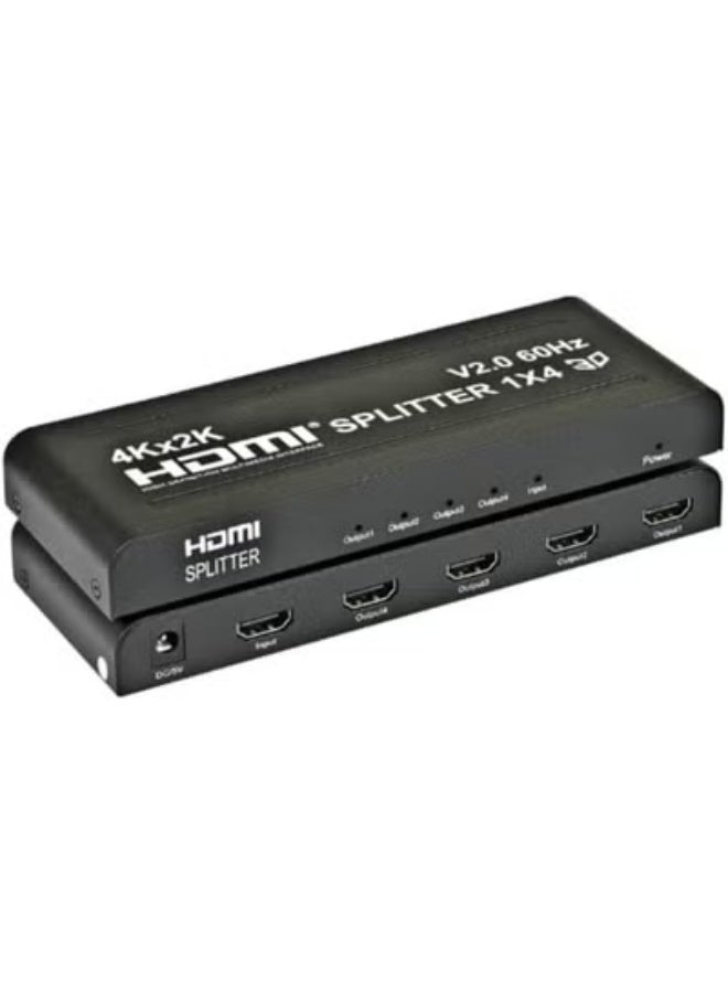 Avva HDMI Splitter 1 In 4 Out – 4K@60Hz HDMI 2.0 Splitter - Image 1