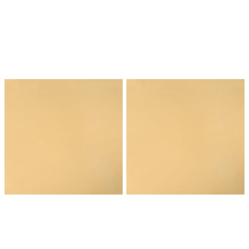 ورقة النحاس الأصفر H62 بسمك 0.5 مم مقاس 150x150 مم، ألواح معدنية ملساء للحرف اليدوية DIY وإصلاح القطع الأثرية والنقش الزخرفي. - Image 2