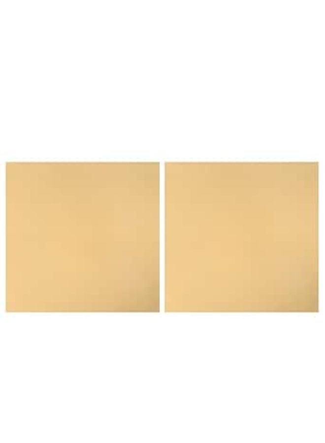 ورقة النحاس الأصفر H62 بسمك 0.5 مم مقاس 150x150 مم، ألواح معدنية ملساء للحرف اليدوية DIY وإصلاح القطع الأثرية والنقش الزخرفي. - Image 1