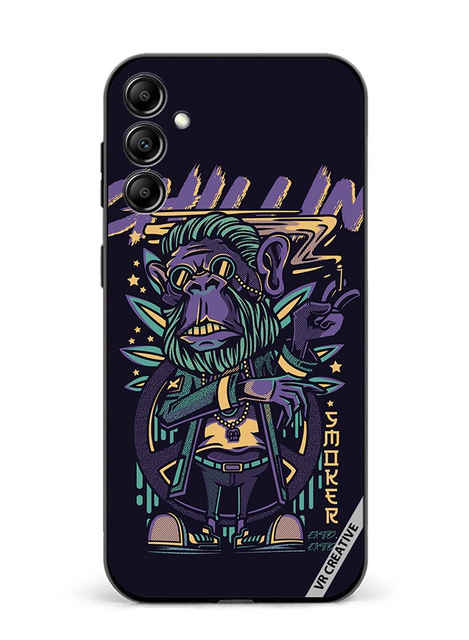 VR CREATIVE Protective Case Cover For Samsung Galaxy A55 Chillin Monkey Design Multicolour - Image 1
