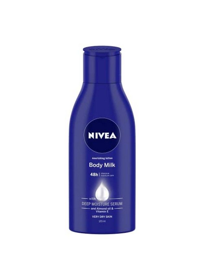 Nivea لوشن الجسم حليب مغذي للجسم للبشرة الجافة جدًا 120 مل - Image 1
