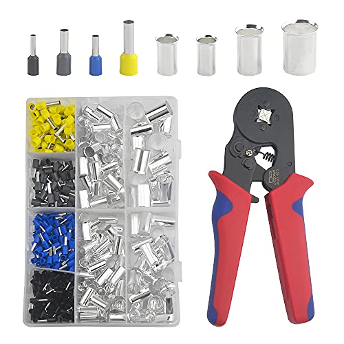WMYCONGCONG 440 PCS Wire Ferrules Kits Ferrules Wire Ends Terminals Crimp Terminal Electrical Cable Pin Cord End Terminal 2016 AWG with AWG237 Crimping Tool Set - Image 1