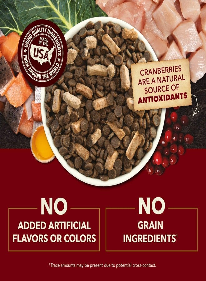 (أسنى) طعام القطط المنزلية المتنوع ACANA Market Medley، بنكهة الدجاج والسلمون المرقط والسلمون مع قطع مجففة بالتجميد، مصنوع من الدجاج والتوت البري، تغذية كاملة ومتوازنة، كيس 9 أرطال - Image 5