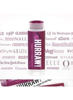 Hurraw! Raspberry Tinted Lip Balm 3 Pack: (Sheer Berry Tint) Organic Certified Vegan Cruelty And Gluten Free. Nongmo 100% Natural Ingredients. Bee Shea Soy And Palm Free. Made In Usa  - Image 5