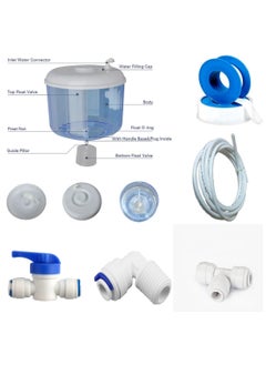 Direct connection water bottle + 10 m hose + T-joint + Easy valve + Teflon reel