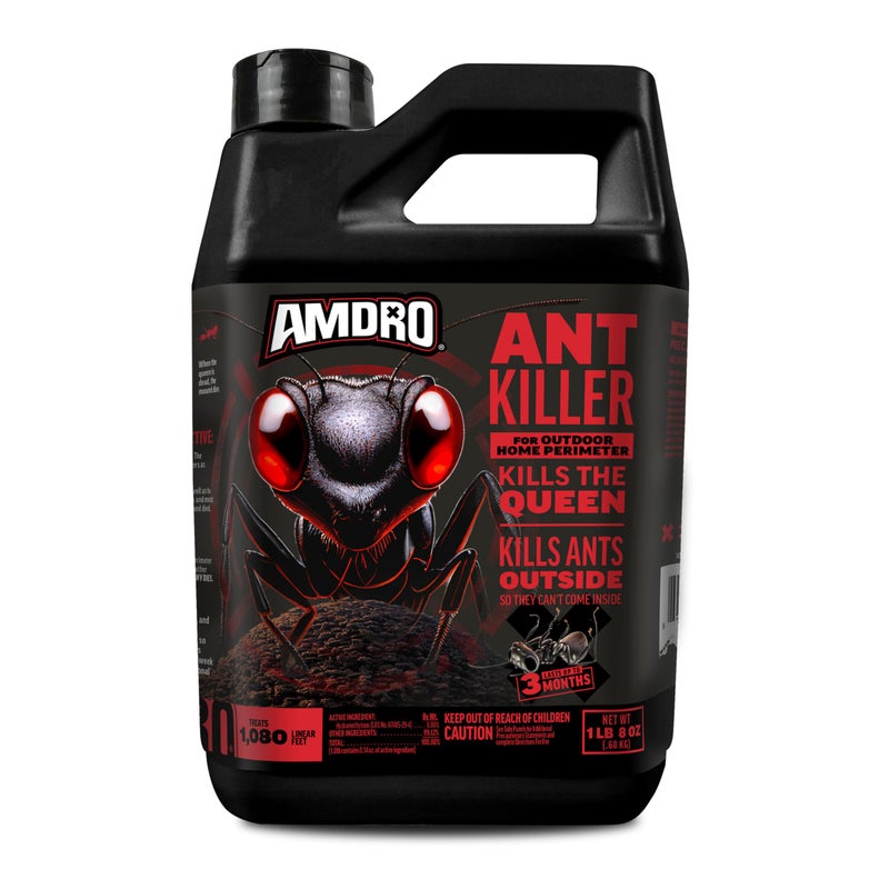 Amdro 100550427 Ant Killer for Outdoor Home Perimeter 24 oz, Black Label - Image 1