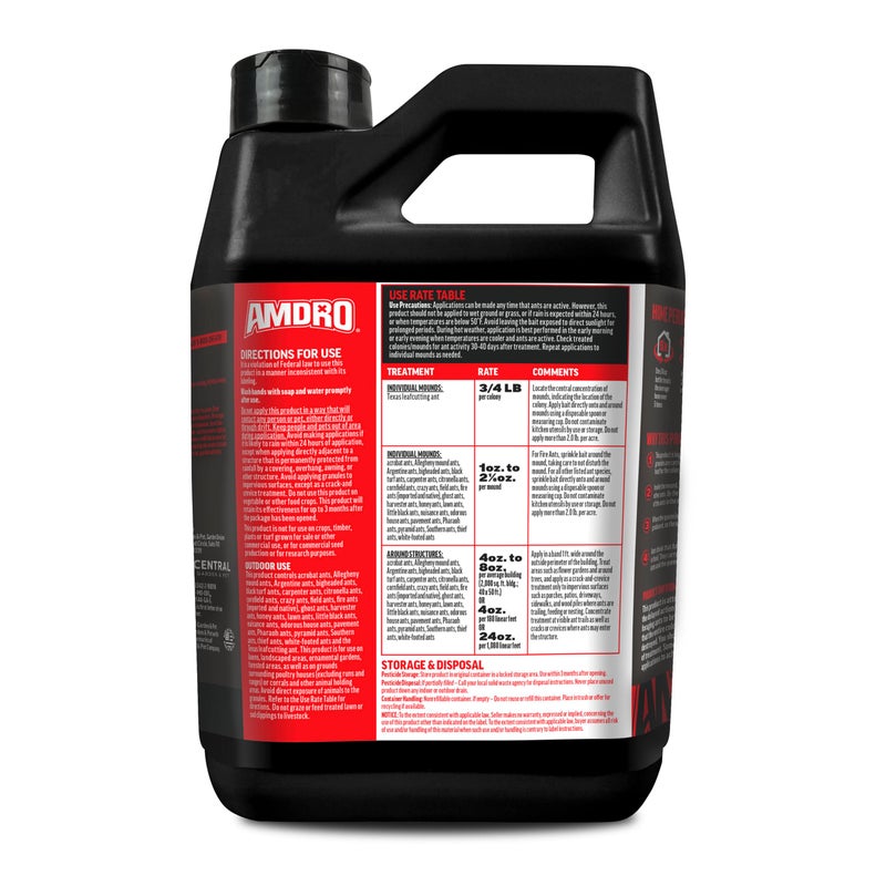 Amdro 100550427 Ant Killer for Outdoor Home Perimeter 24 oz, Black Label - Image 2