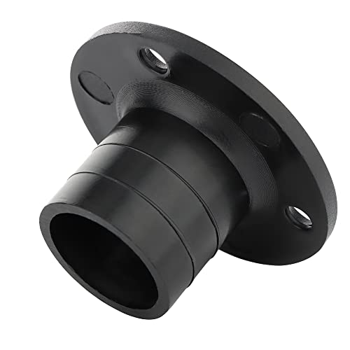 VTurboWay 2 Pcs Nylon 45 x 26mm Boat Floor Deck Drain Fit for Yacht Kayak Deck Drainage Supplies, Black, Free Mounting Screws - Image 4
