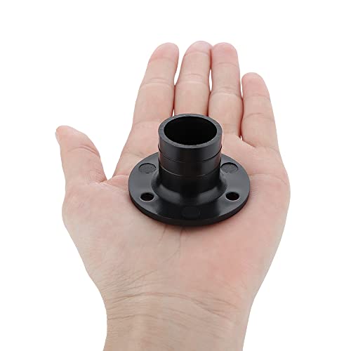 VTurboWay 2 Pcs Nylon 45 x 26mm Boat Floor Deck Drain Fit for Yacht Kayak Deck Drainage Supplies, Black, Free Mounting Screws - Image 2