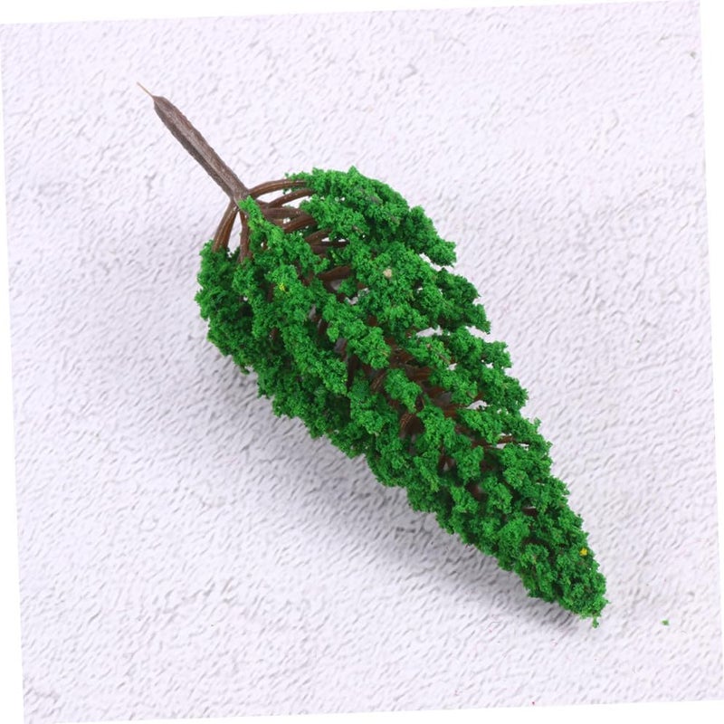 DOITOOL 12pcs Colorful Landscape Model Pine Trees for Miniature Diorama and Sand Table Construction Includes and Height Models Realistic Greenery Props for Train Scenery and Landscapes - Image 4