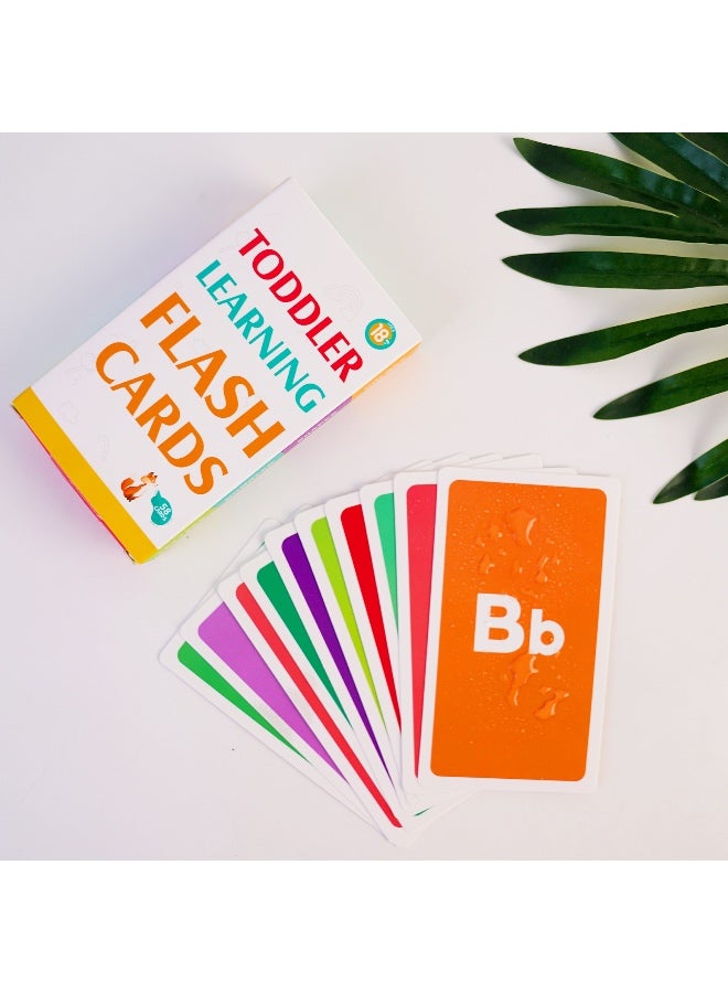 58 Alphabet Flash Cards - Learn Colors Numbers Shapes ABC Letters - Toddler Kids Learning Educational Toys Preschoolers Flashcards - Image 2