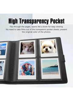 Veicevol 192 Pockets Photo Album For Fujifilm Instax Square Sq1 Sq6 Sq10 Sq20 Instant Camera Fujifilm Instax Sp 3 Mobile Printer Extra Large Picture Albums For Fujifilm Instax Square Instant Film Black  - Image 3