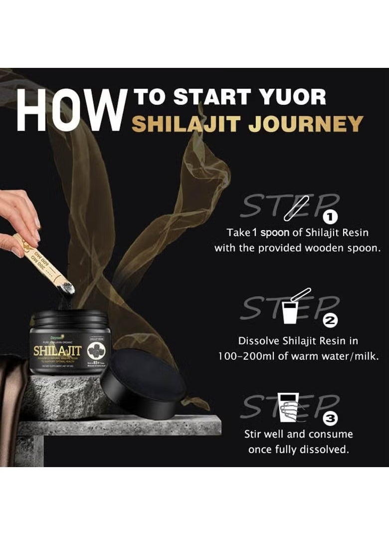 Wins Town - Himalayan Organic Shilajit Resin, Maximum Potency Natural Organic Shilajit, Effective Shilajit Organic With 85+ Trace Minerals And Fulvic Acid For Energy And Immune Support - Image 1