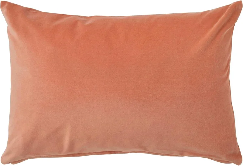 Ikea Throw Pillow Cover Orange Color Meridyendukkan, 40X58 cm Soft-Velvet Cover