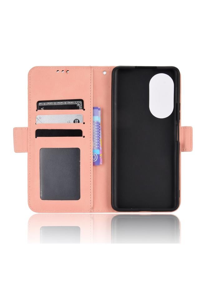 S-TOP Case For Honor 50 SE / Huawei nova 9 SE Skin Feel Calf Texture Card Slots Leather Phone Case - Image 4