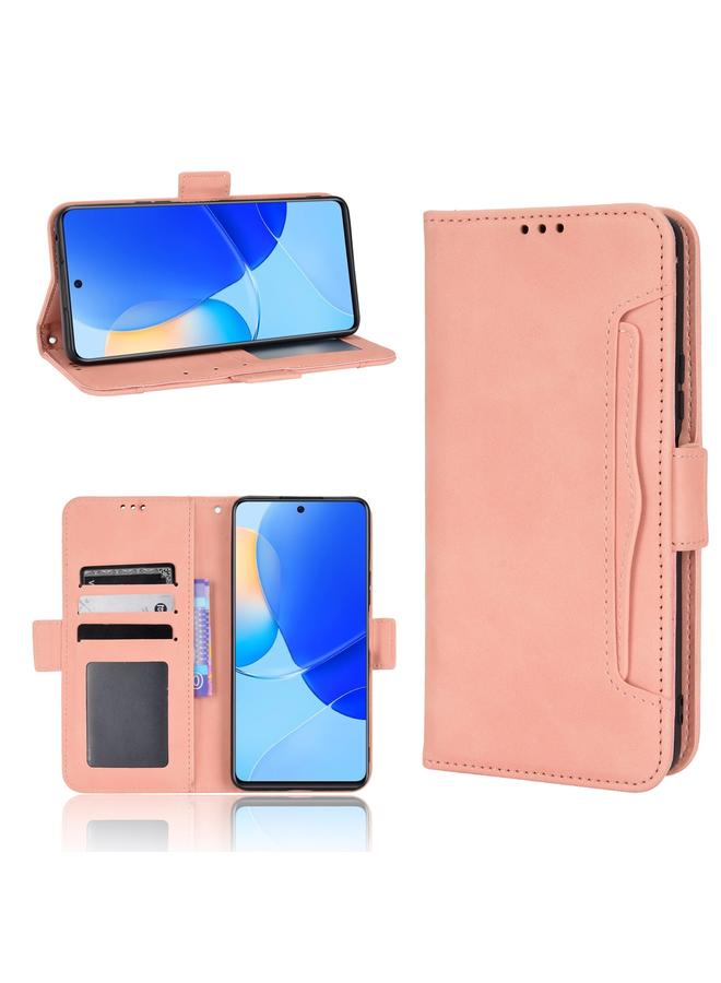 S-TOP Case For Honor 50 SE / Huawei nova 9 SE Skin Feel Calf Texture Card Slots Leather Phone Case - Image 1