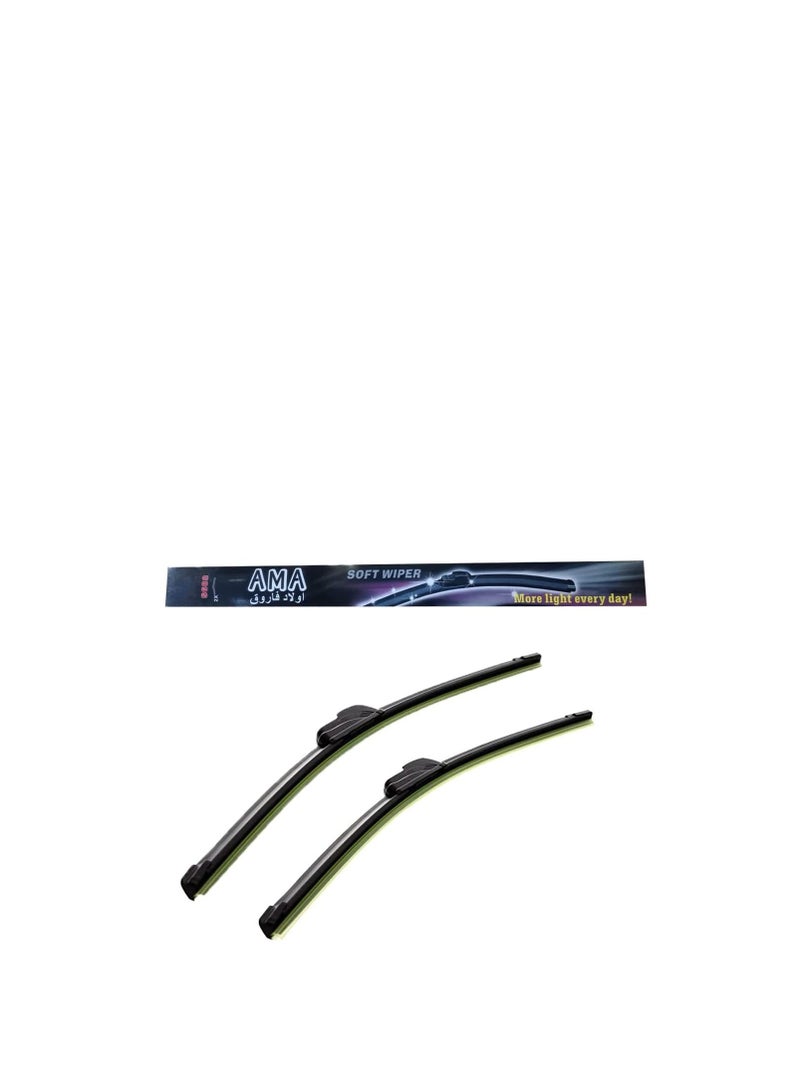 چينيرال براند طقم ريشة ربر مساحات زجاج السياره مقاس 18 - Image 2