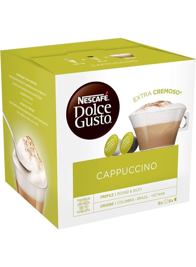Dolce Gusto Nescafe Dolce Gusto Cappuccino Extra Cremoso (16 Pods, 8 Cups)  - Image 3