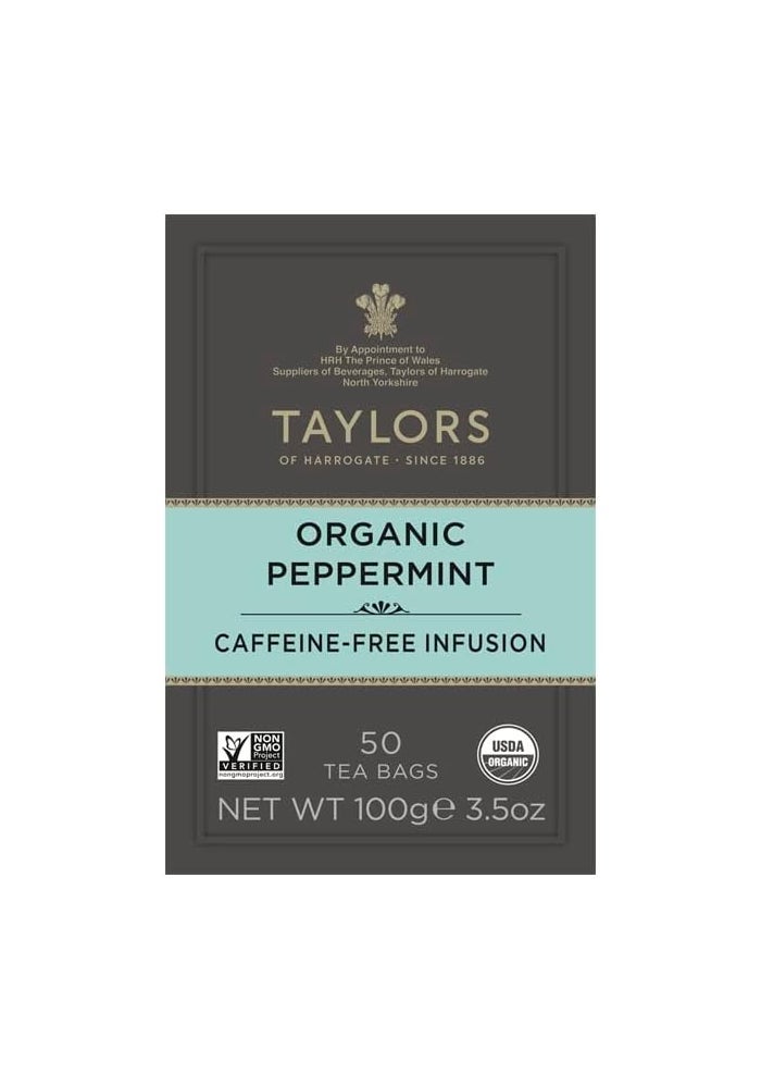 Taylors of Harrogate Organic Peppermint Herbal Tea - Image 2