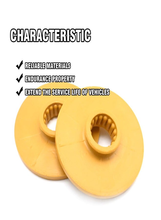 UOIENRT 4 Pcs 90538496 Coil Spring Insulator Replacement for Chevrolet Cruze Replacement for Opel Meriva - Image 5