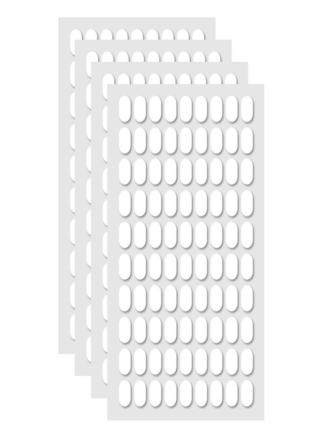 JUICENO 360 Pcs Double Sided Sticky Dot, Sticky Tack Poster Stickers Round Clear Stickers, No Trace Poster Adhesive Putty Removable Waterproof Adhesive Dots for Festival Decoration Sticky Dot (0.31" X 0.51") - Image 1