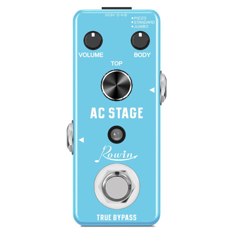 Rowin Acoustic AC Stage Acoustic Guitar Simulator Pedal - Image 1