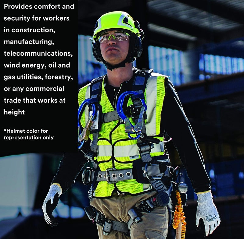 3M SecureFit Safety Helmet - Climbing Style Inspired Safety Helmet with 6 Point Suspension System, Vented with Scotchlite Reflective, White, X5001VX-ANSI, for Construction and Heavy Infrastructure - Image 2