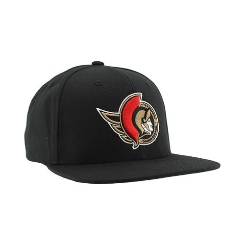 ZHATS Ottawa Senators NHL Officially Licensed Adjustable Snapback Hat Flat Bill Z11 Icon Team Color - Image 3