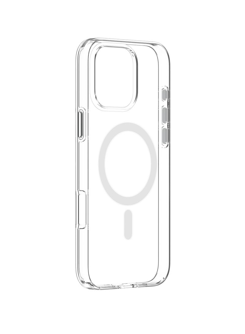 COMMA iPhone 16 Pro Max MagSafe Clear Case - Strong High Quality Magnet, Wireless Charging Compatible, Shockproof Protection, Ultra Slim Anti-Scratch Magnetic Cover - Image 1