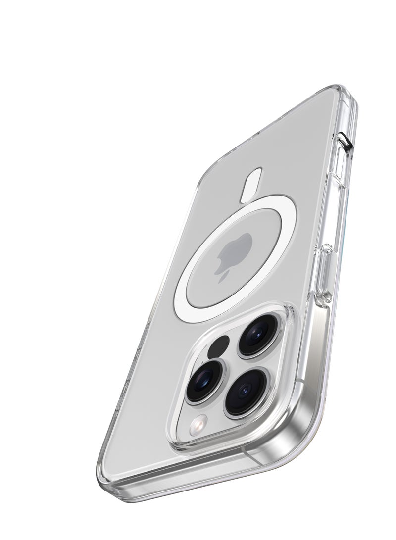 COMMA iPhone 16 Pro Max MagSafe Clear Case - Strong High Quality Magnet, Wireless Charging Compatible, Shockproof Protection, Ultra Slim Anti-Scratch Magnetic Cover - Image 4