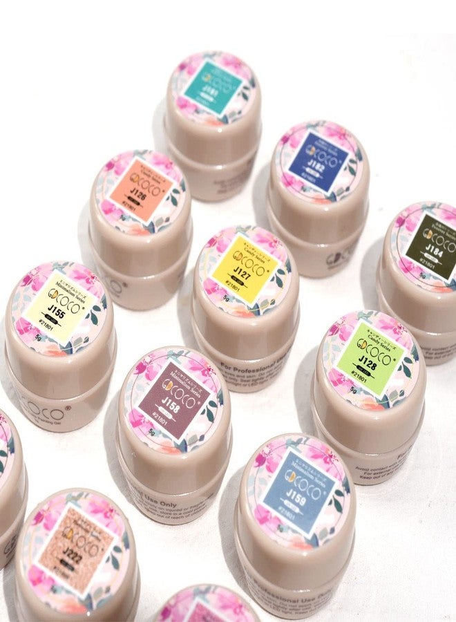 GDCOCO Nail Gel Morandi Series Gel Paint Ink 5g Nail Art Design Drawing Gel UV LED Soak Off UV Painting Gel (J134) - Image 4