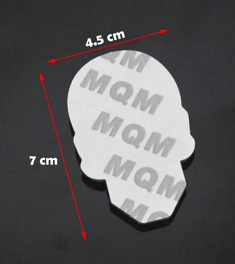 Incognito Devil Emblem Sticker for All Cars. Bikes, Laptops, Metal (Black) - Image 3